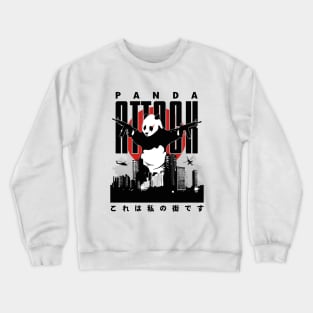 Panda Attack Crewneck Sweatshirt